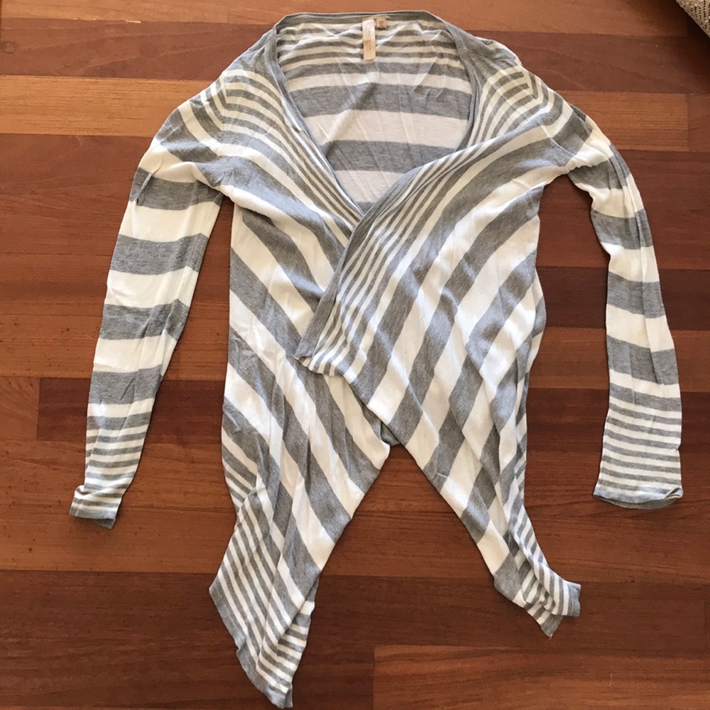 Striped cardigan